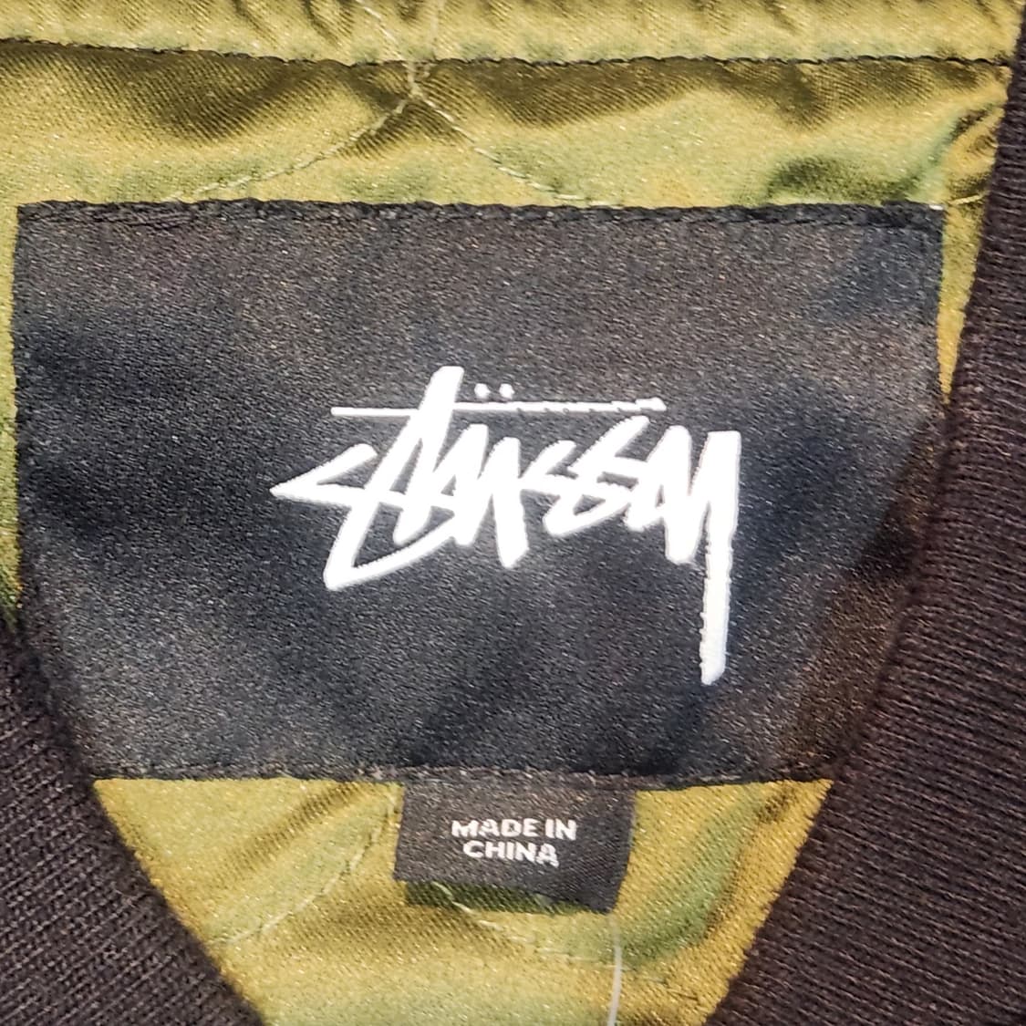 스투시 스몰로고  ma-1 누빔 점퍼 (M) 상품이미지2