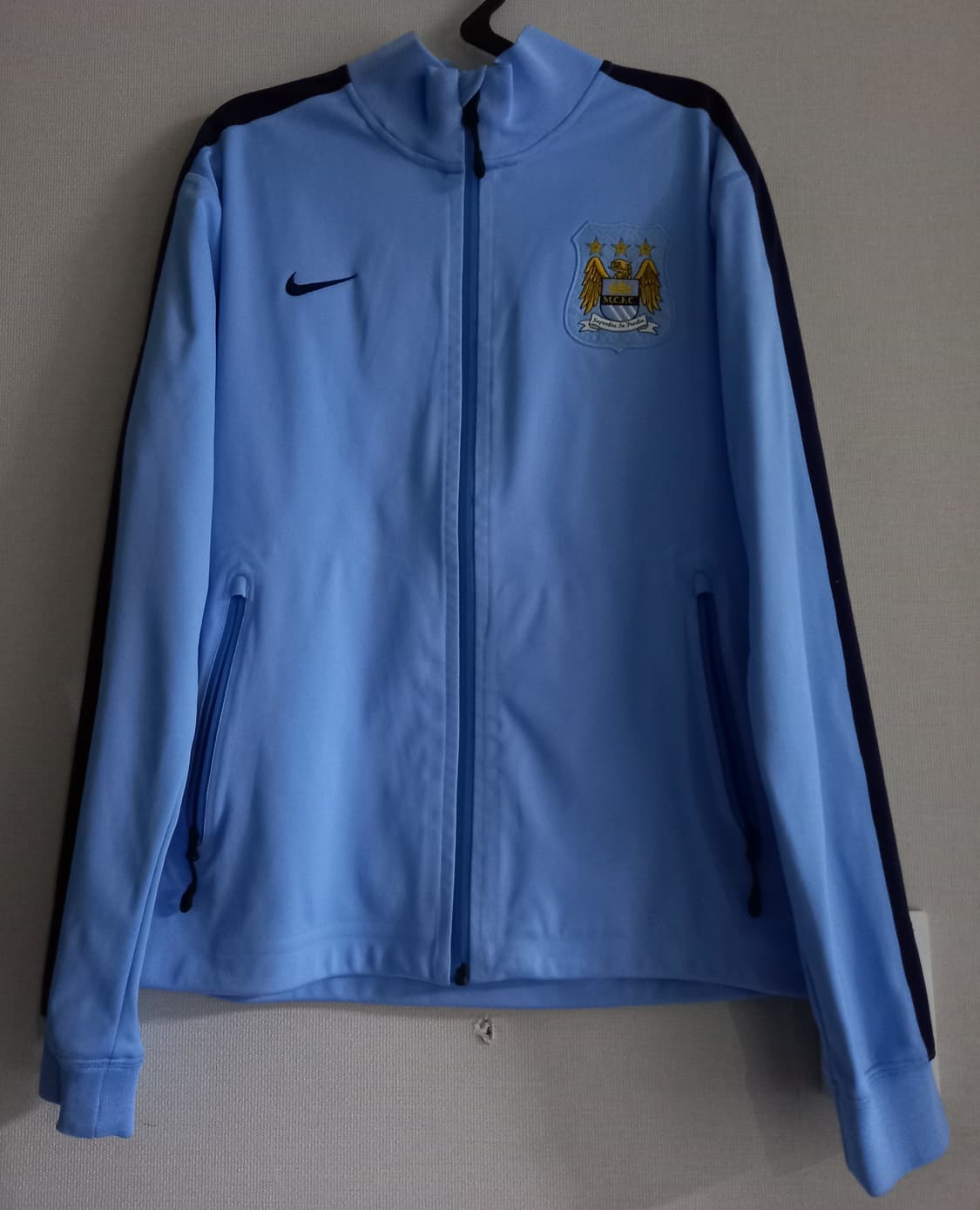 나이키 대장급 맨시티 유니폼 MCFC 트랙탑 저지 져지집업 95/M 상품이미지1