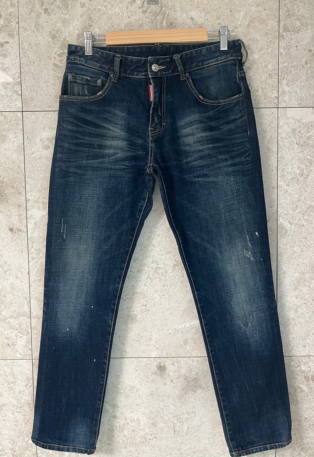 디스퀘어드2 남성 데미지 워싱 청바지 48(31-32인치) 정품 상품이미지1