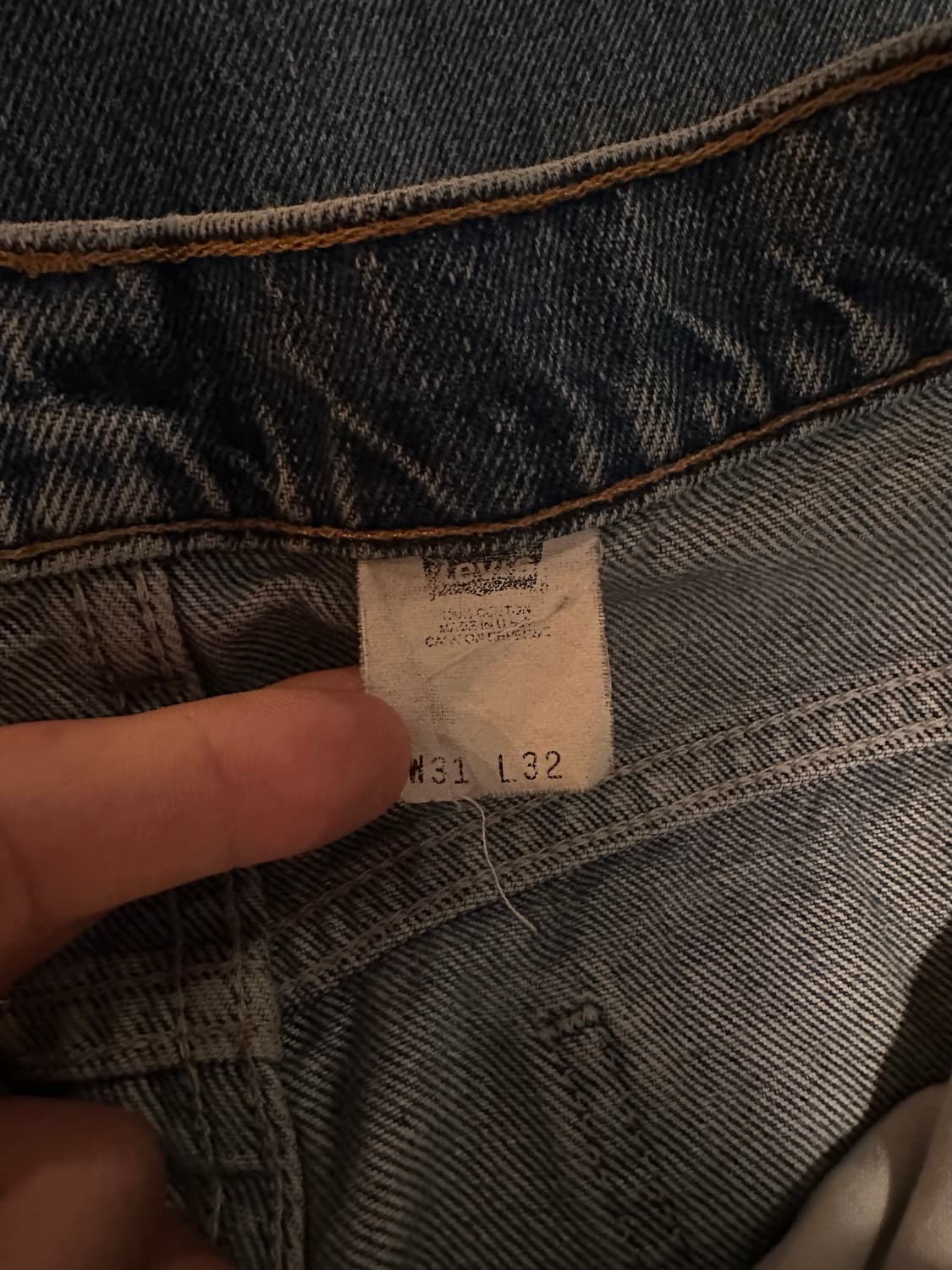 90s USA Levis 517 Boot Cut Denim Pants 상품이미지7