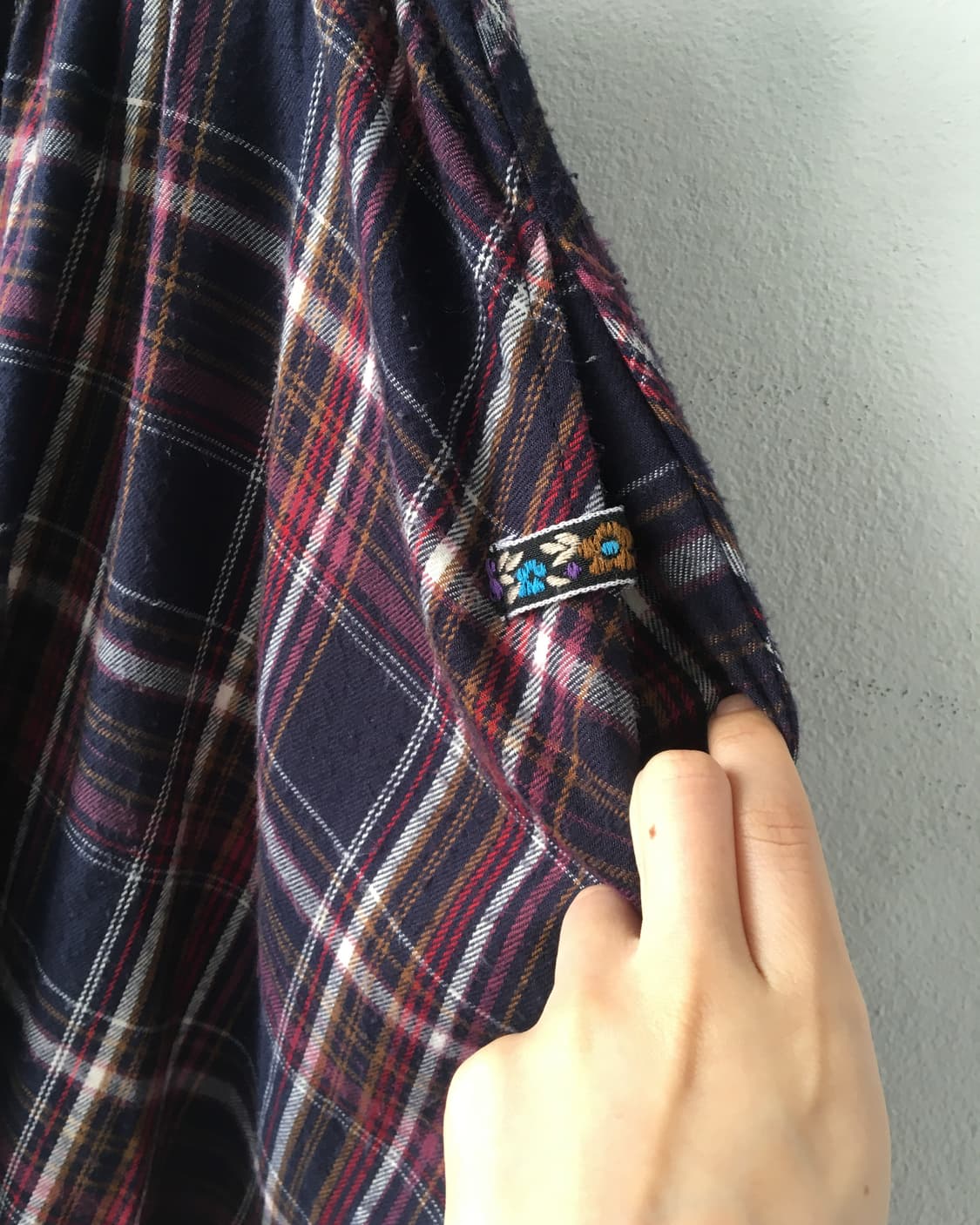 Check pattern skirt 상품이미지4