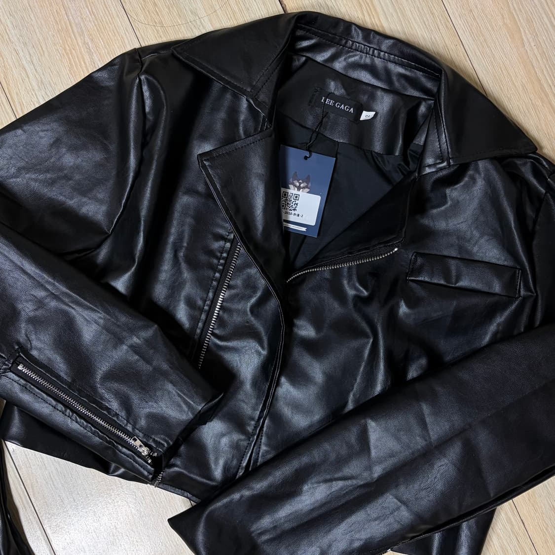 세트 가죽 투피스 자켓 원피스 셋업 상품이미지3