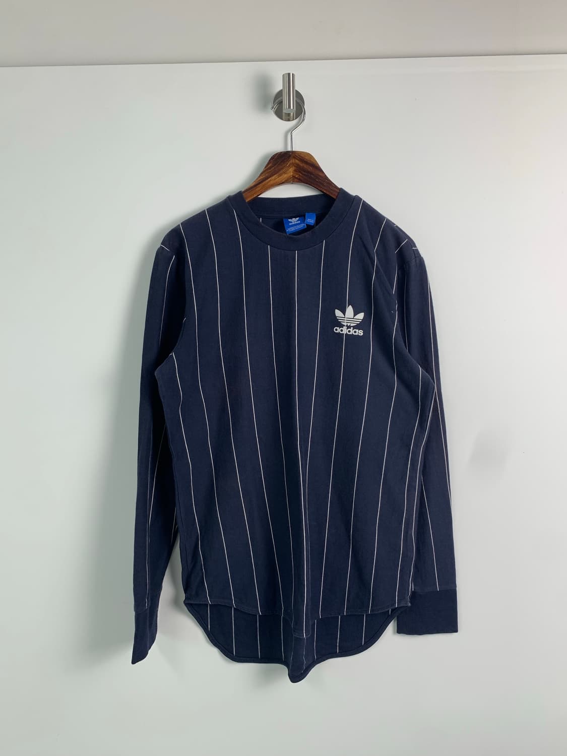 아디다스 트레포일 네이비 스트라이프 롱슬리브 긴팔티 상품이미지2