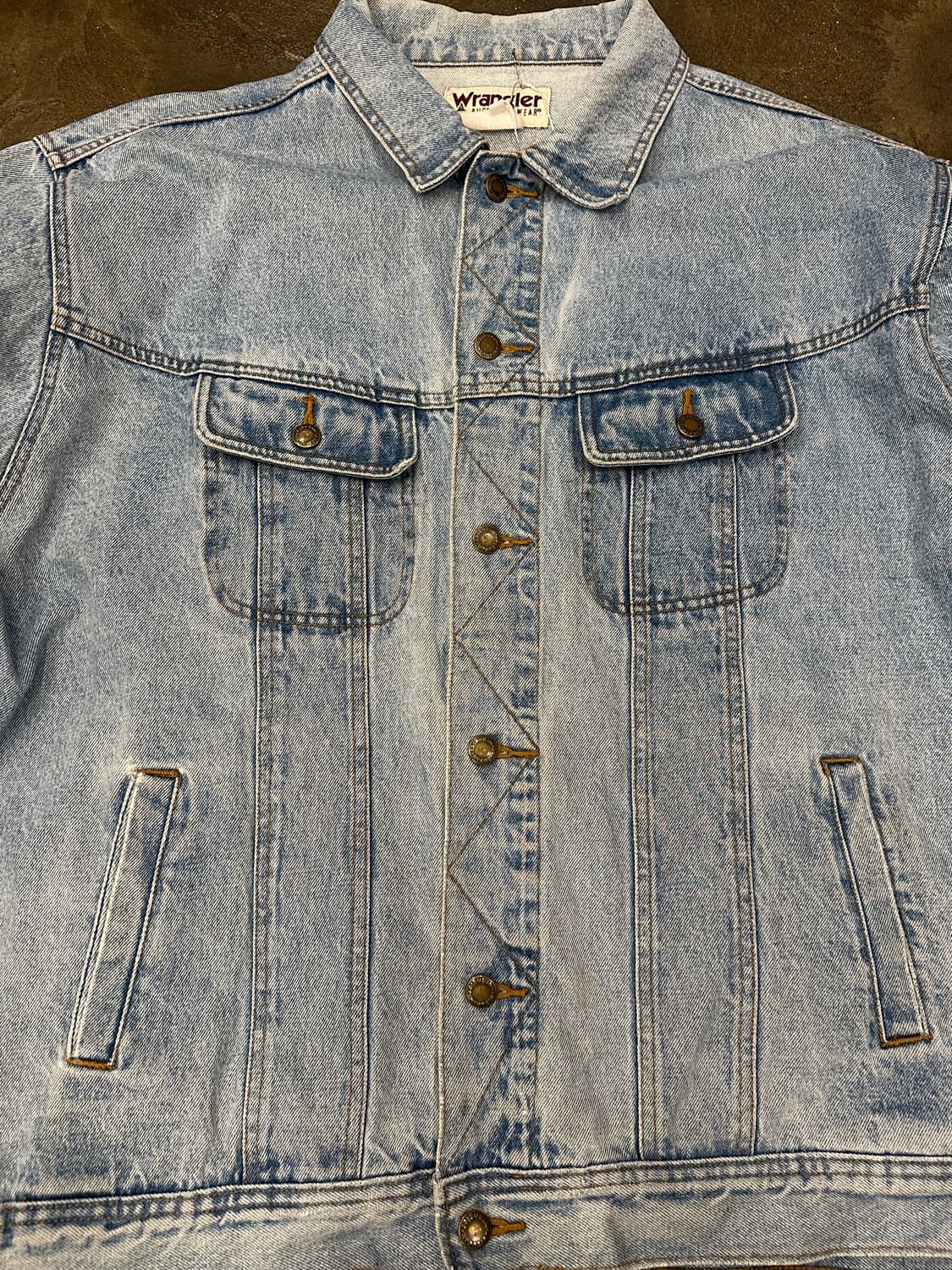 WRANGLER 랭글러 데님 트러커 자켓 XL 상품이미지3