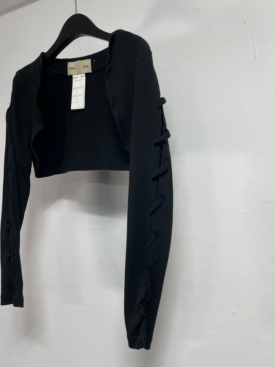 마뗑킴 코튼 볼레로 가디건 (on.149)   상품이미지3