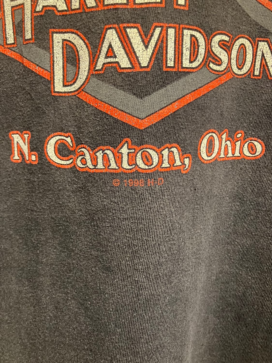 90s USA 빈티지 할리 데이비슨 반팔 티셔츠 상품이미지8