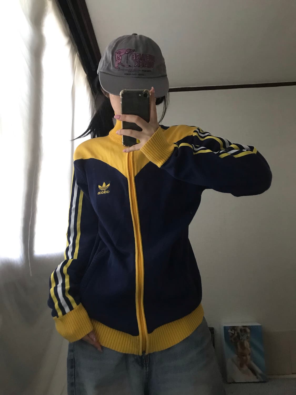 아디다스 00s 네이비 니트집업 상품이미지4