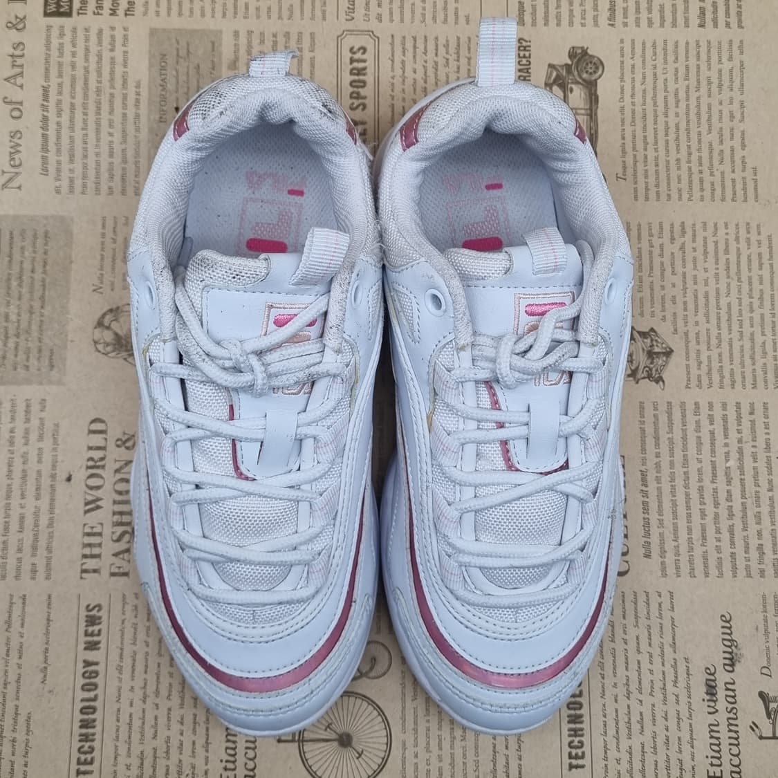 휠라 레이 샤이니핑크 여성운동화 230 상품이미지2