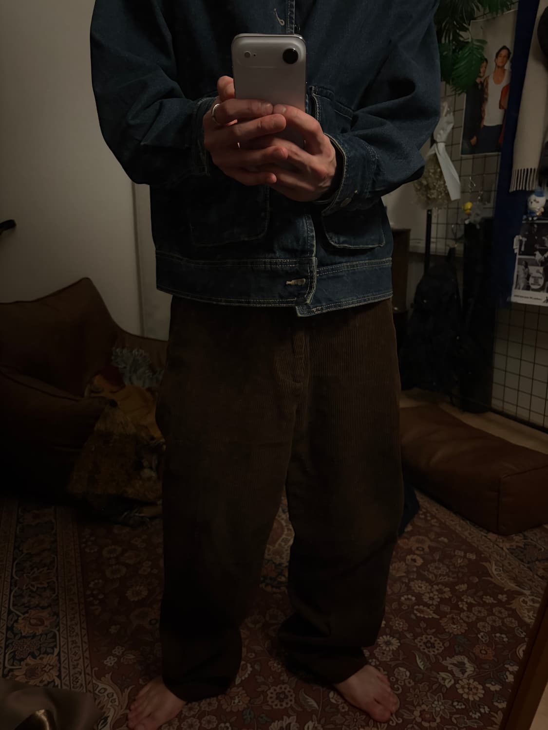 무신사 스탠다드 브라운 코듀로이 팬츠 상품이미지1