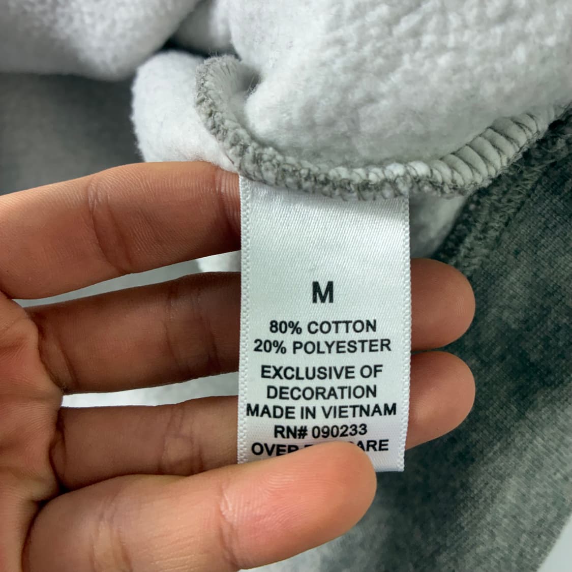 Essentials  에센셜스 피어오브갓 모크넥 그레이 반집업 맨투맨   상품이미지9