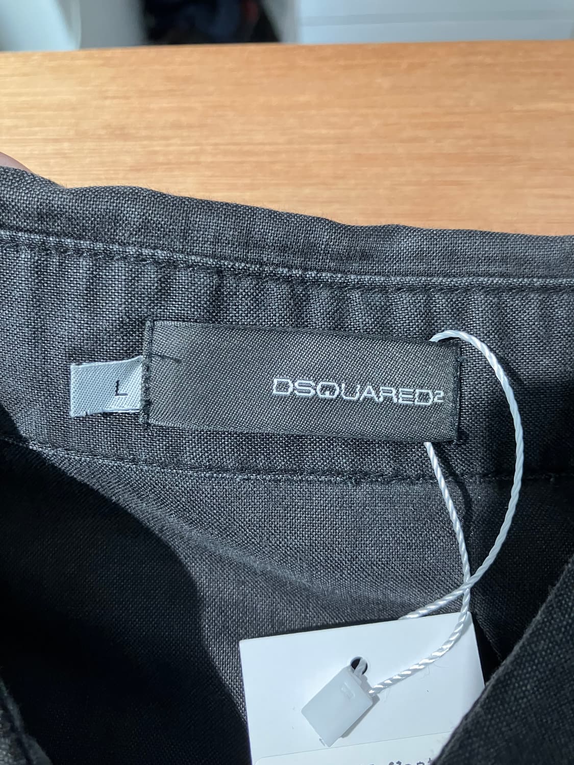 Dsquared2 블랙 웨스턴 스냅 반팔 셔츠 상품이미지6