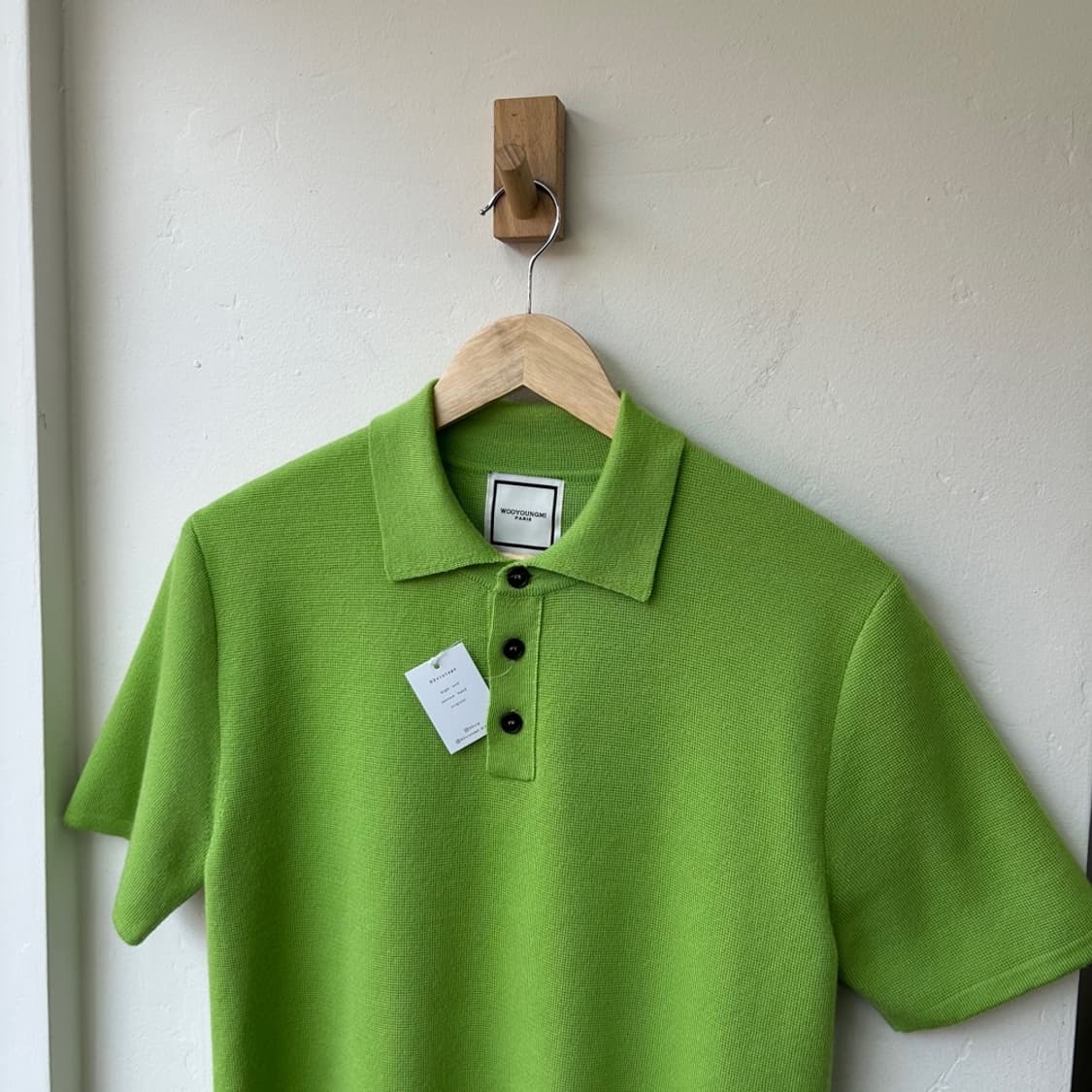 16565 - 23S/S 우영미 반팔 카라 울 니트 (울 100%) 상품이미지1