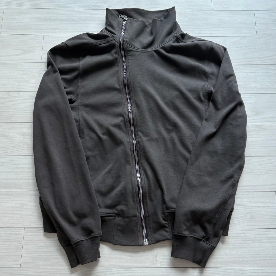 릭오웬스 바우하우스 사선 집업 자켓 XL 상품이미지1