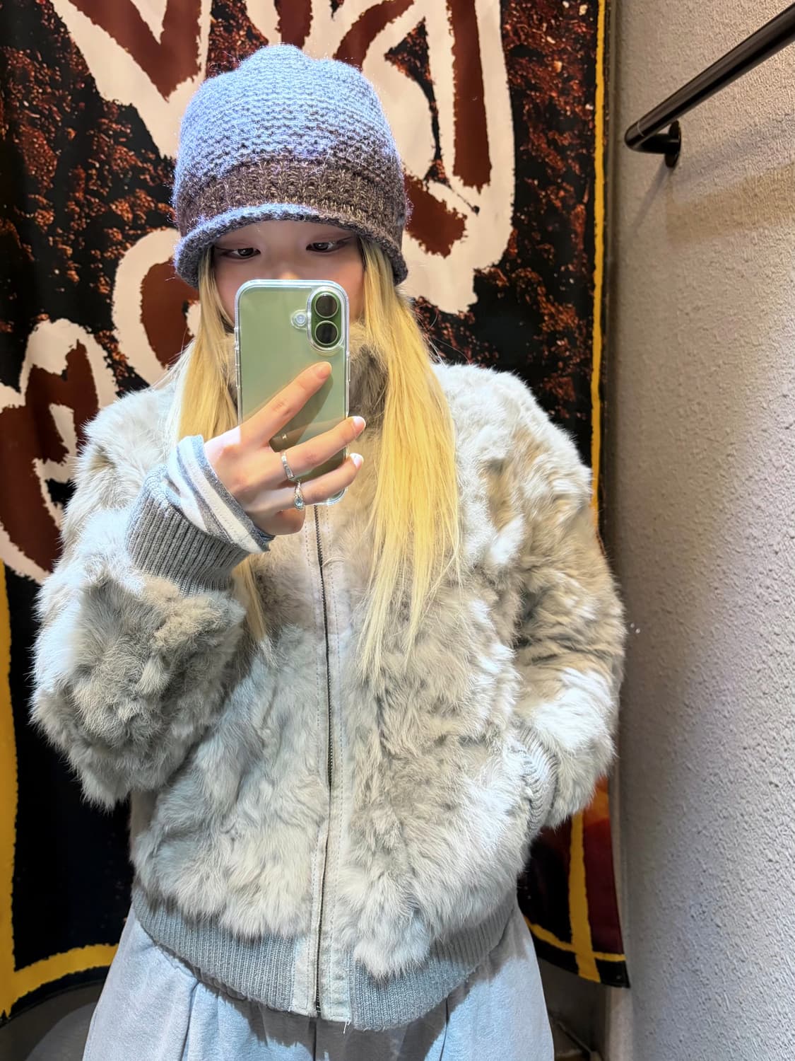 빈티지 니트 비니 상품이미지2