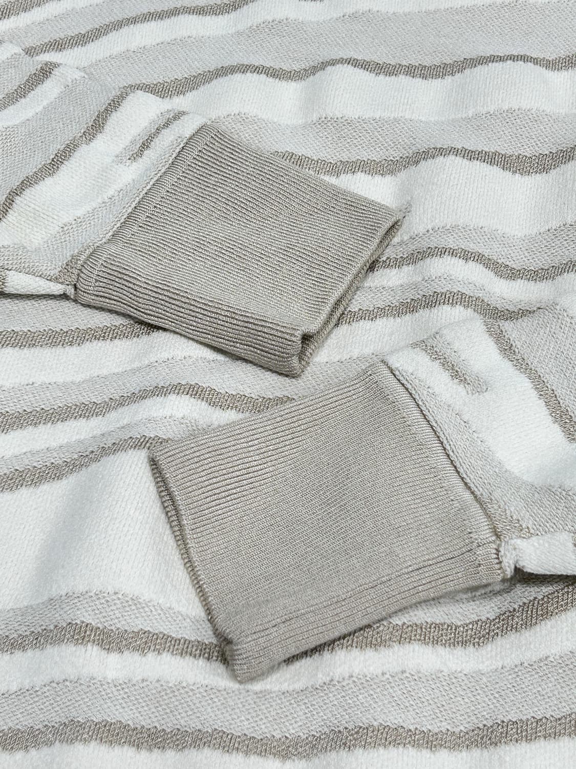 [S] COS 코스 아이보리 웨이브 오버핏 니트 여성 S사이즈 상품이미지7