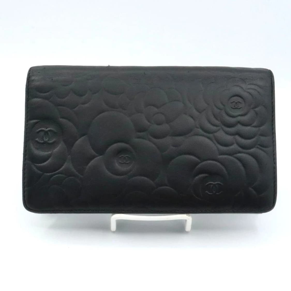 [정품] 샤넬 CC 로고 램스킨 은장
장지갑 블랙 상품이미지2