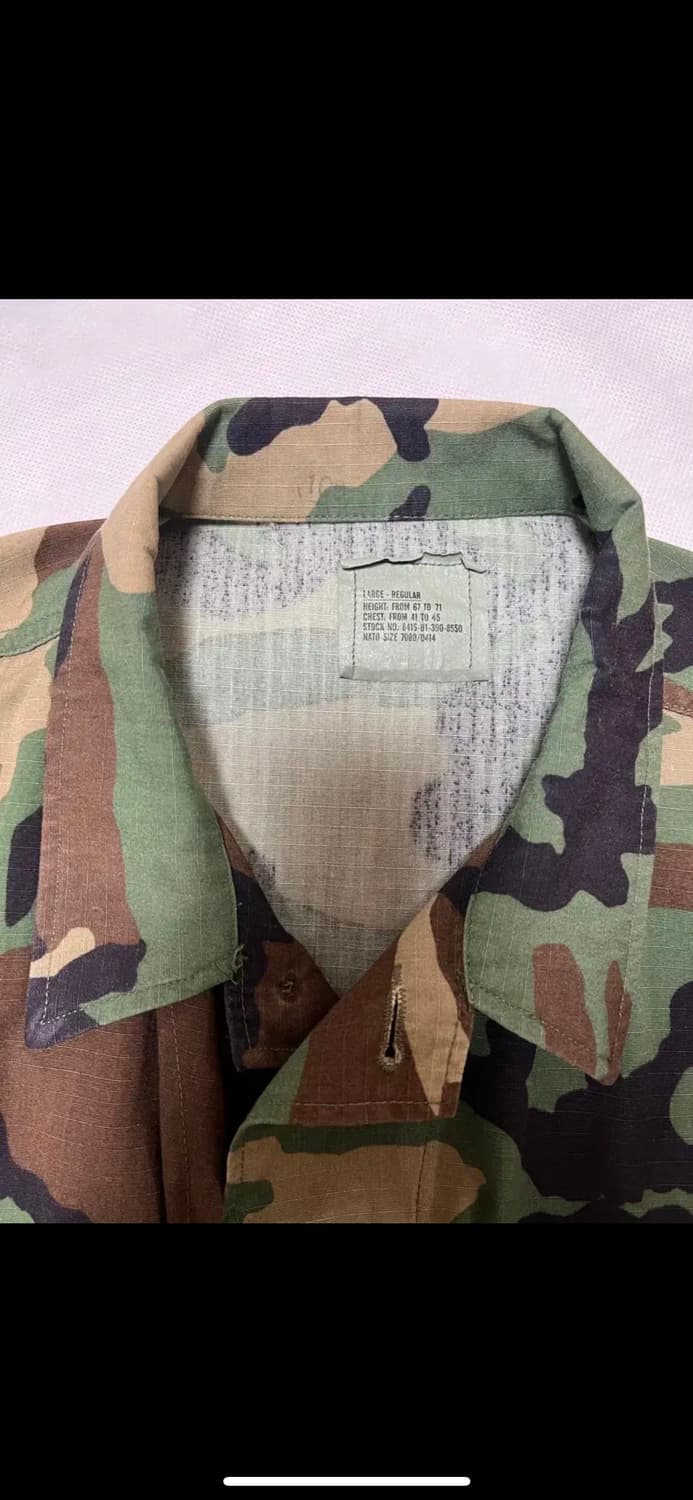 [Japan vintage] 90s OG Woodland Bdu L-R 상품이미지5