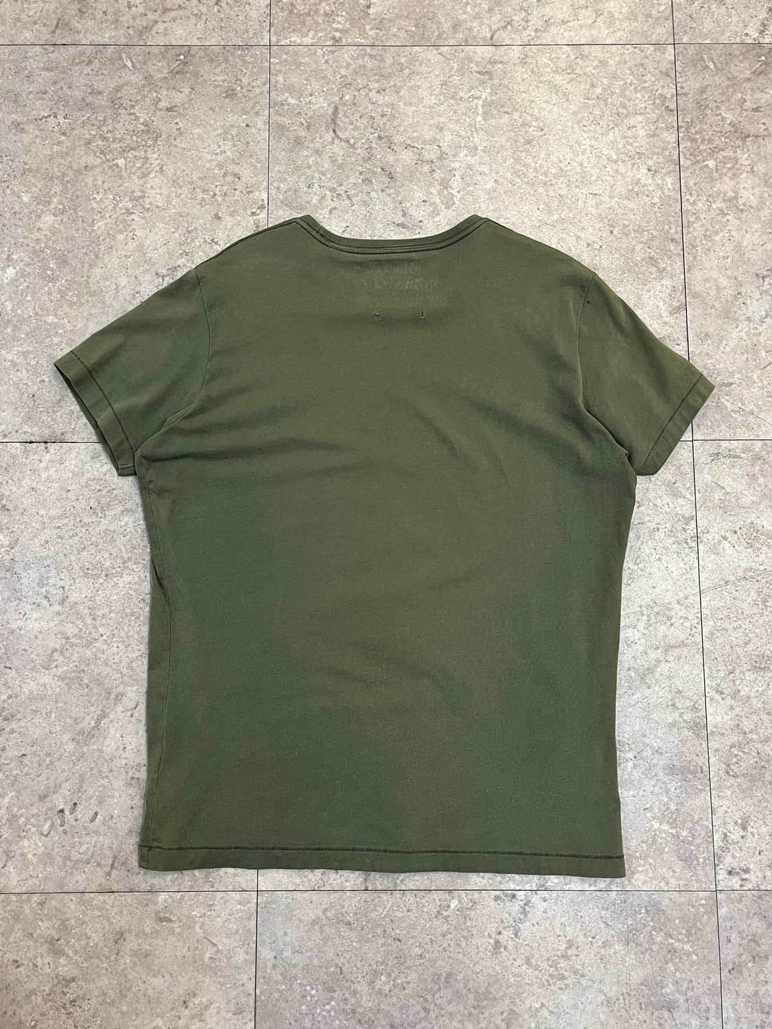 디젤 레터링 반팔티 카키 L #csz3482 상품이미지7