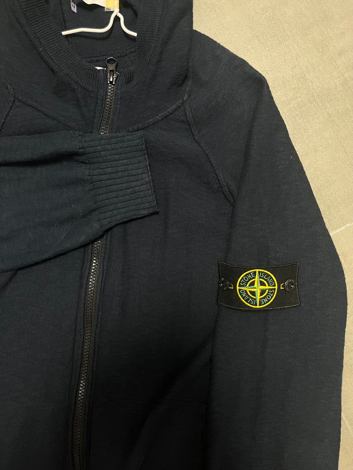 스톤아일랜드 니트 후드집업 Xl 상품이미지4