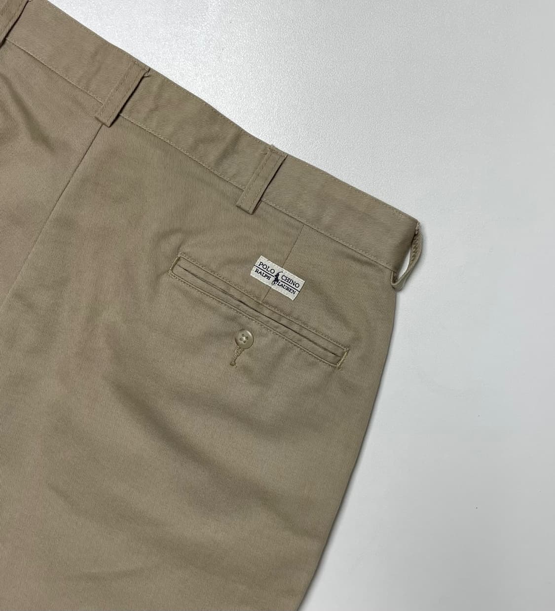 [34/32] 폴로 랄프로렌 투턱 베이지 치노 팬츠 USA   상품이미지7