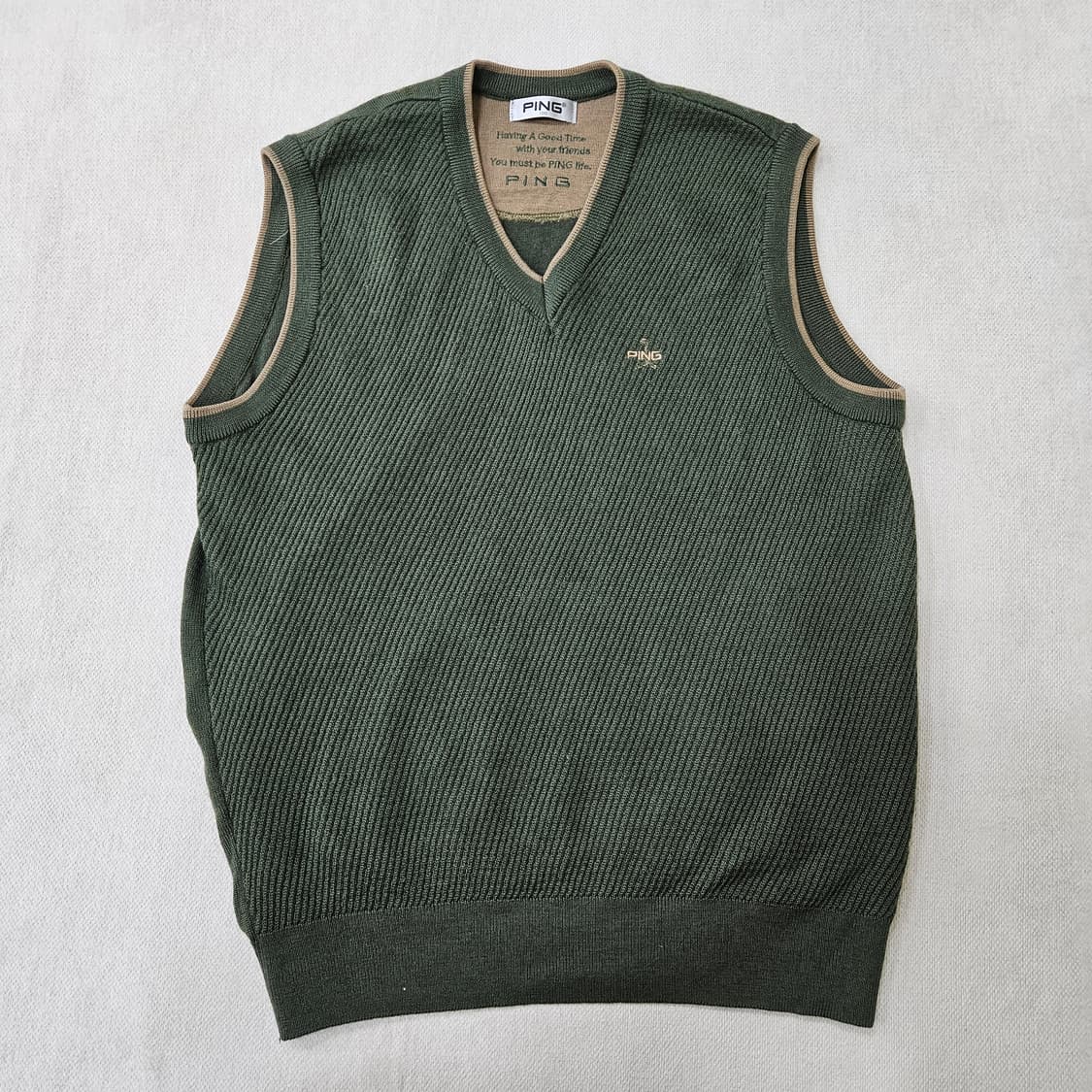 100 핑 골프 니트 베스트 0306Y 상품이미지1