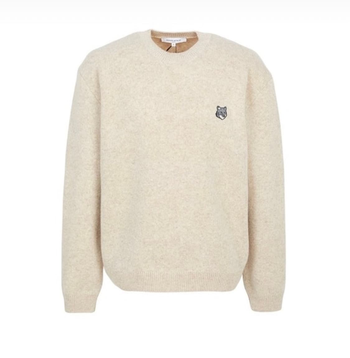 메종키츠네 폭스헤드 니트 M 상품이미지1