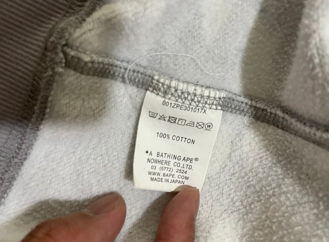베이프 샤크 카모 후드집업 그레이 L~XL 상품이미지9