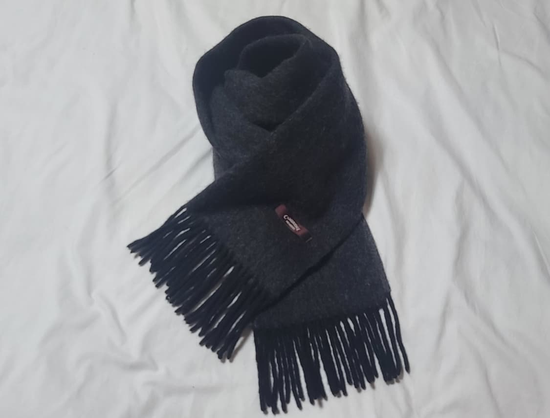 Cambridge Members 캠브릿지 멤버스 캐시미어 양면 머플러 상품이미지1