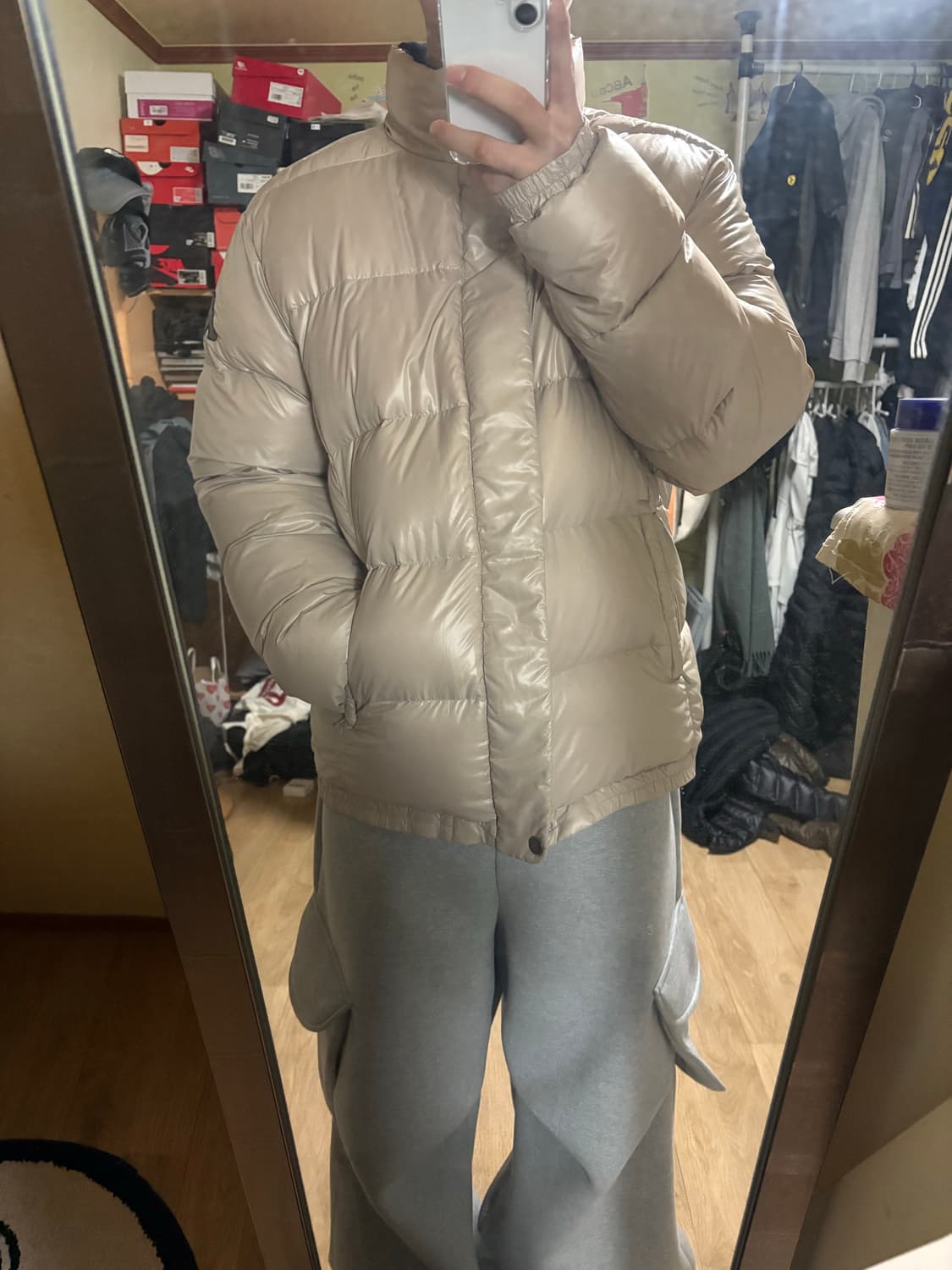 카파 베이지 패딩 상품이미지5