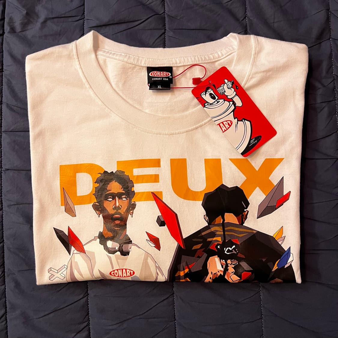 DEUX x CONART 듀스x콘아트 카시나 반팔티 새상품 상품이미지1