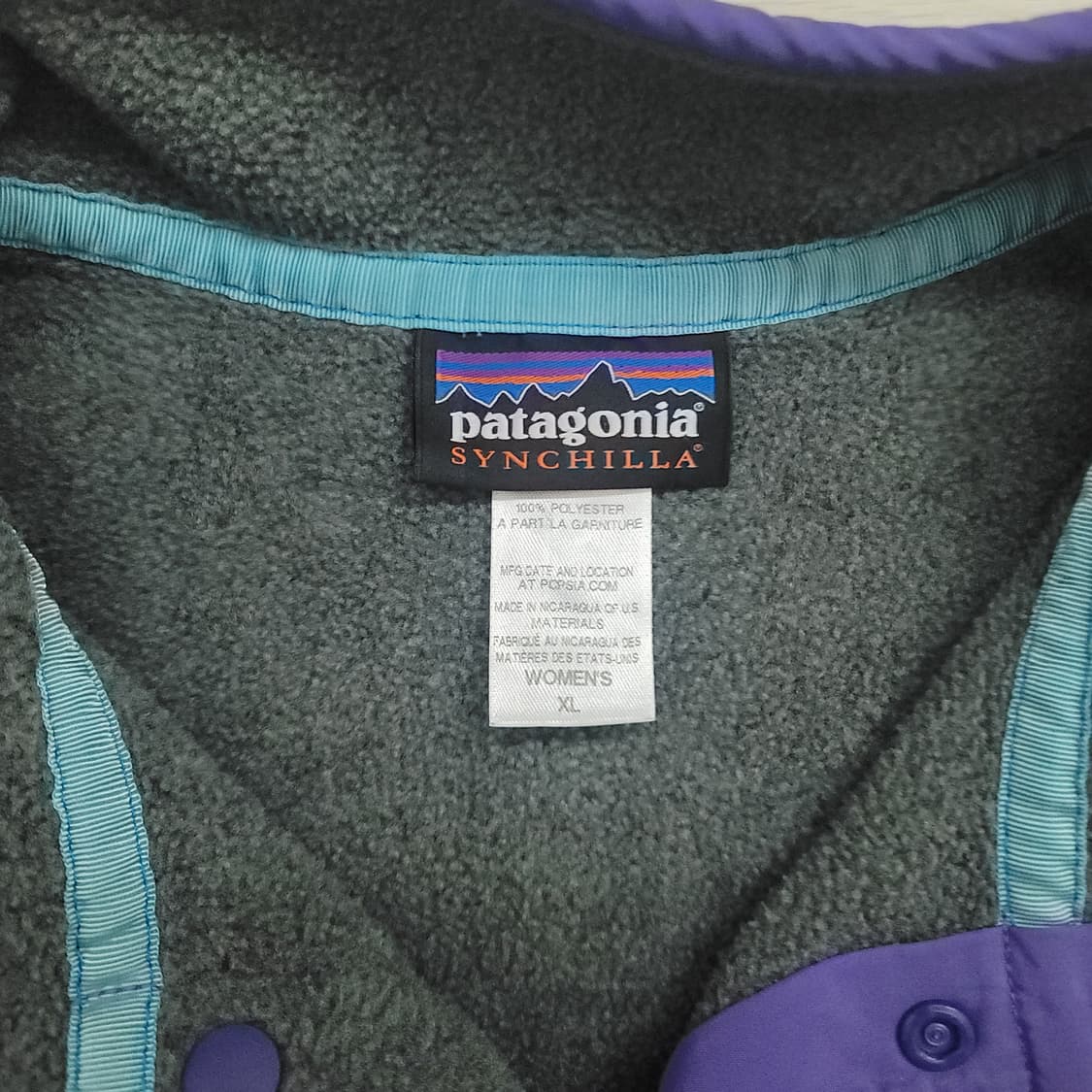 [우먼XL=남자L과 비슷] 파타고니아 신칠라 라이트웨이트 니켈/퍼플 상품이미지5