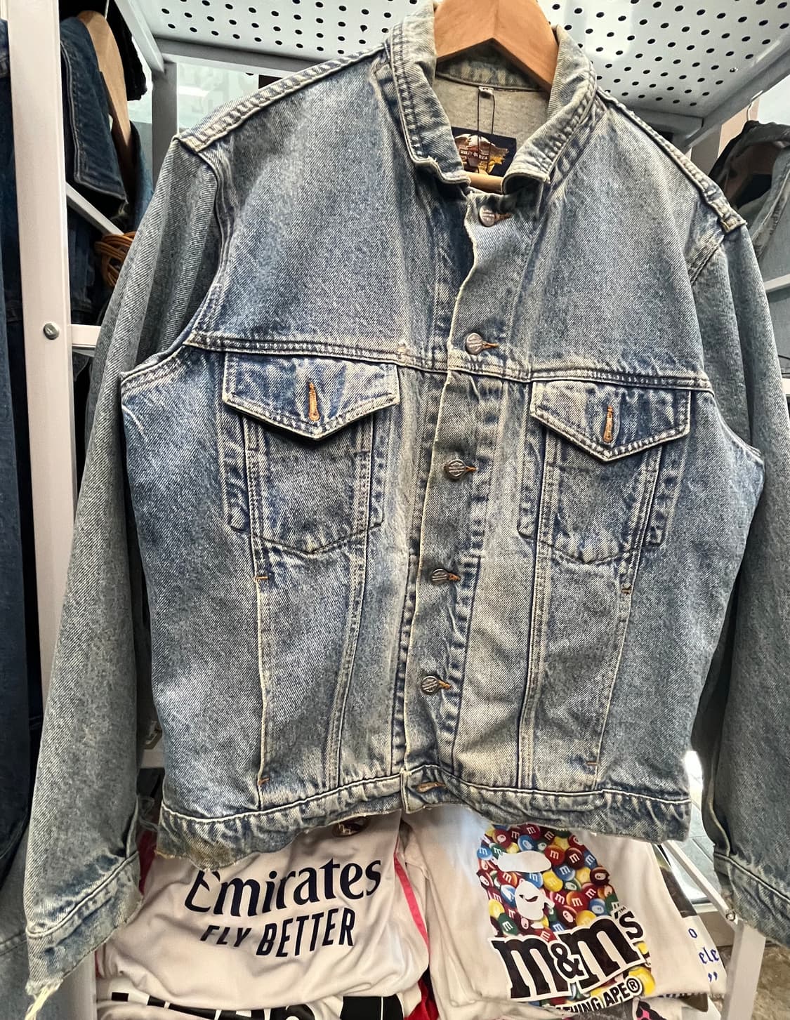 할리데이비슨 데님 자켓 프린팅 청자켓 상품이미지4