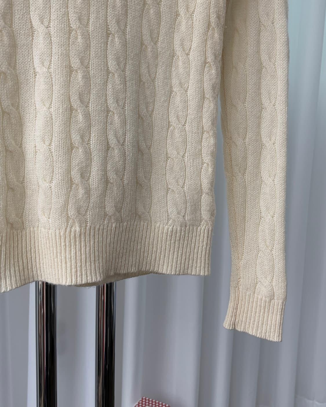 [XS]폴로 랄프로렌 캐시미어 혼방 케이블 니트 상품이미지6