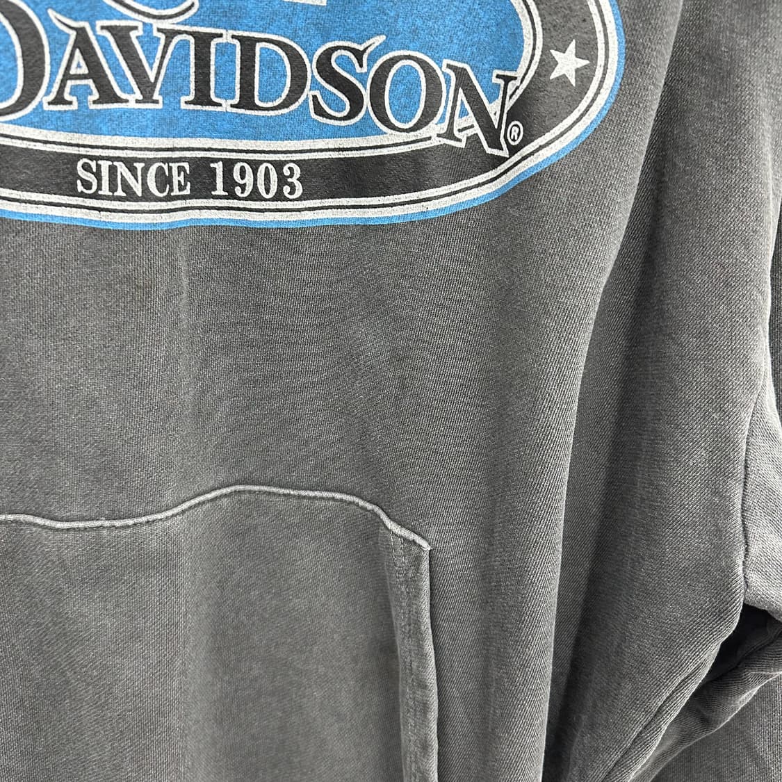 FREE 아카이브 남자 워싱 피그먼트 루즈핏 후드티 상품이미지4