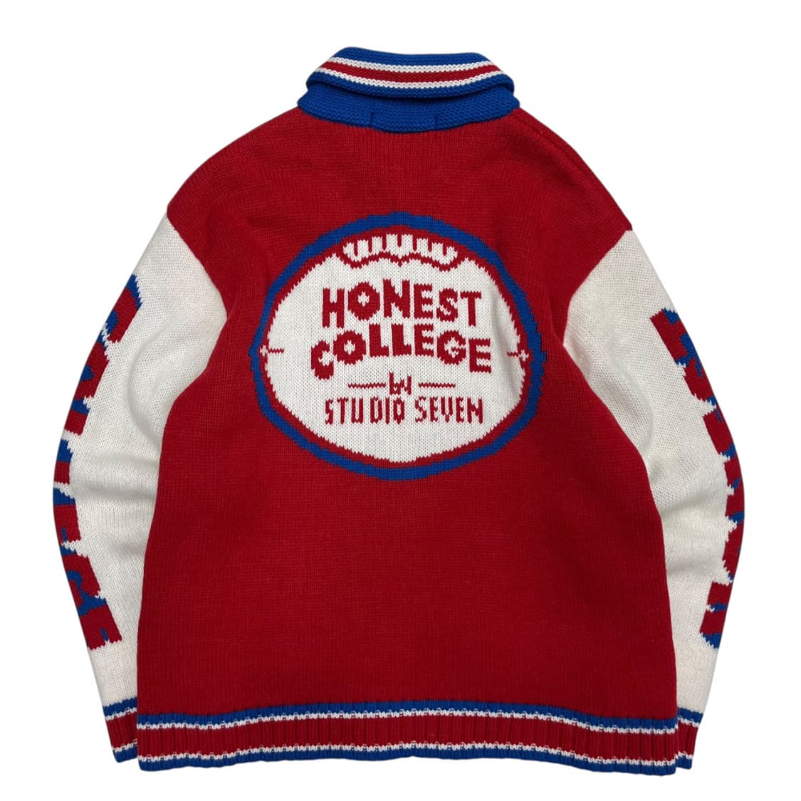 빈티지 재팬 헤비울 니트 집업 상품이미지6