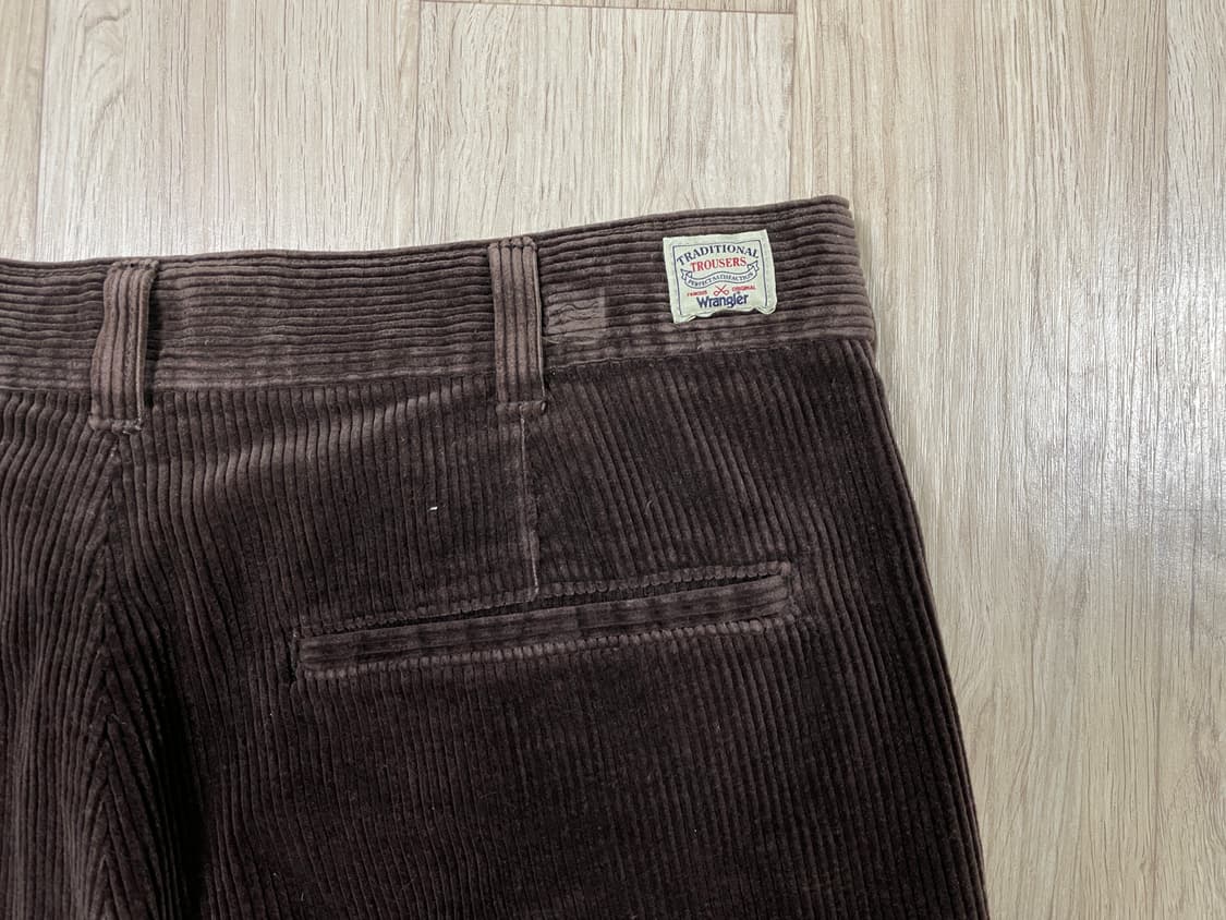 31~32) 90s 랭글러 투턱 코듀로이 팬츠(민트급)RRL&LVC&폴로 상품이미지9