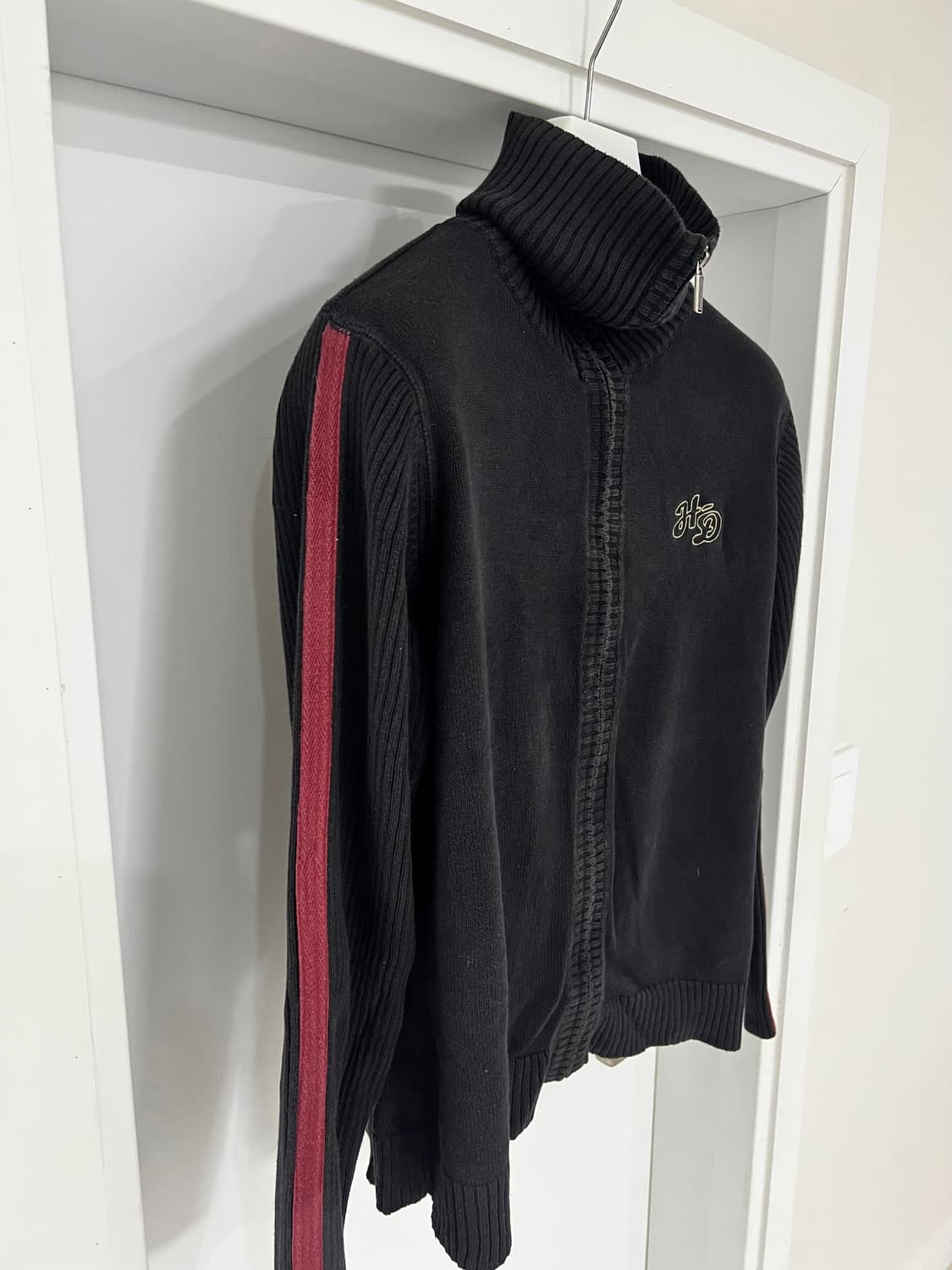 할리데이비슨 빈티지 니트집업 상품이미지4