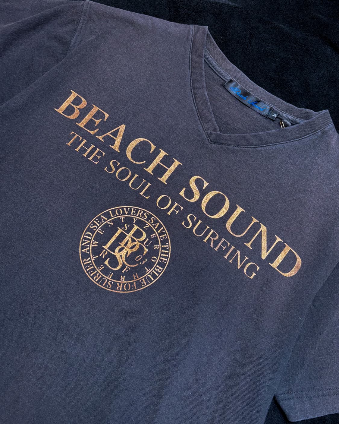 일본빈티지 BEACH SOUND 반팔티 상품이미지3