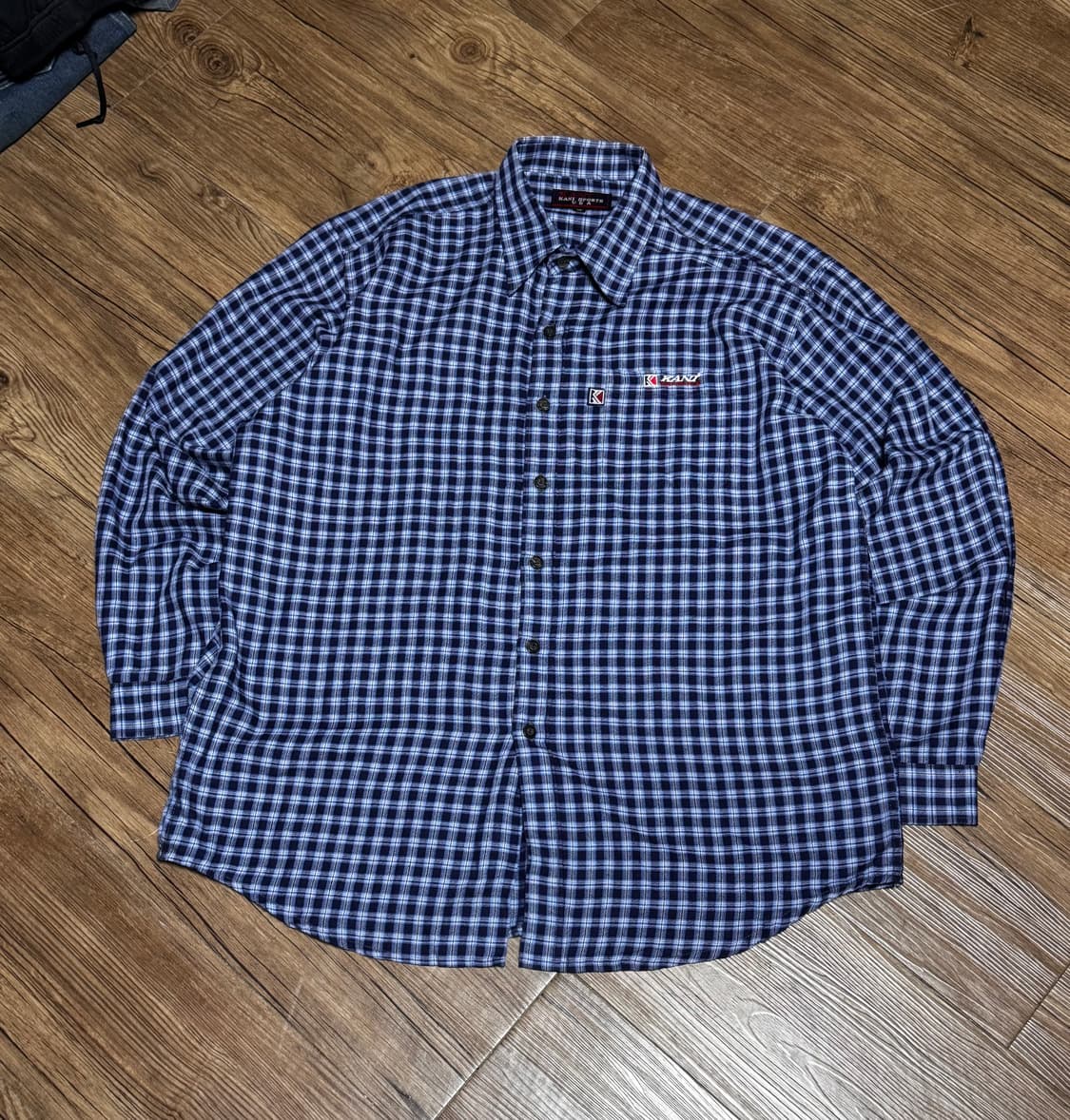 [XL] 칼카니 스포츠 올드스쿨 체크 남방 셔츠 상품이미지2