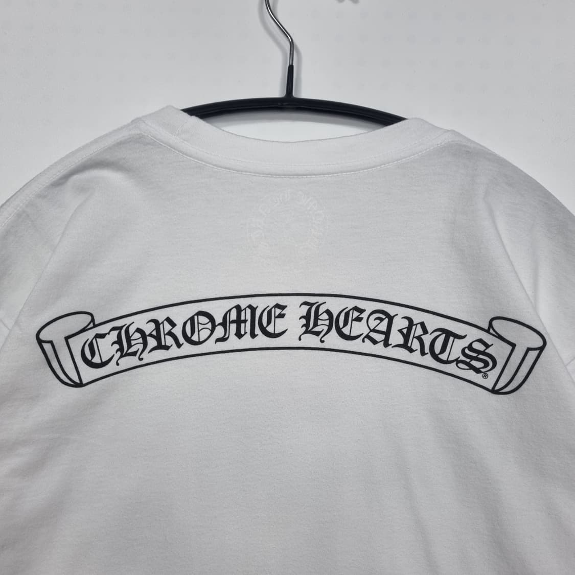 크롬하츠 스크롤로고 반팔 백화점판 상품이미지2