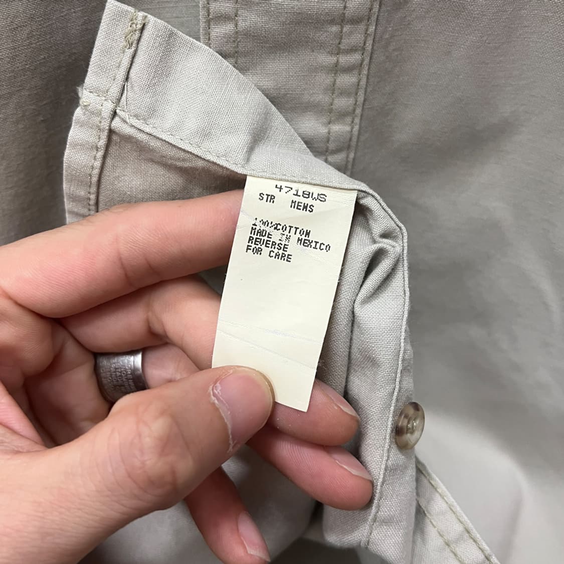 Woolrich 울리치 코튼 워크 셔츠 해외 M 상품이미지4