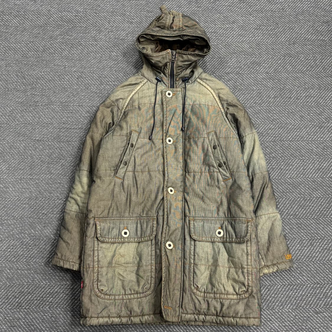 리바이스 빈티지워시드 야상패딩 V0568 상품이미지1