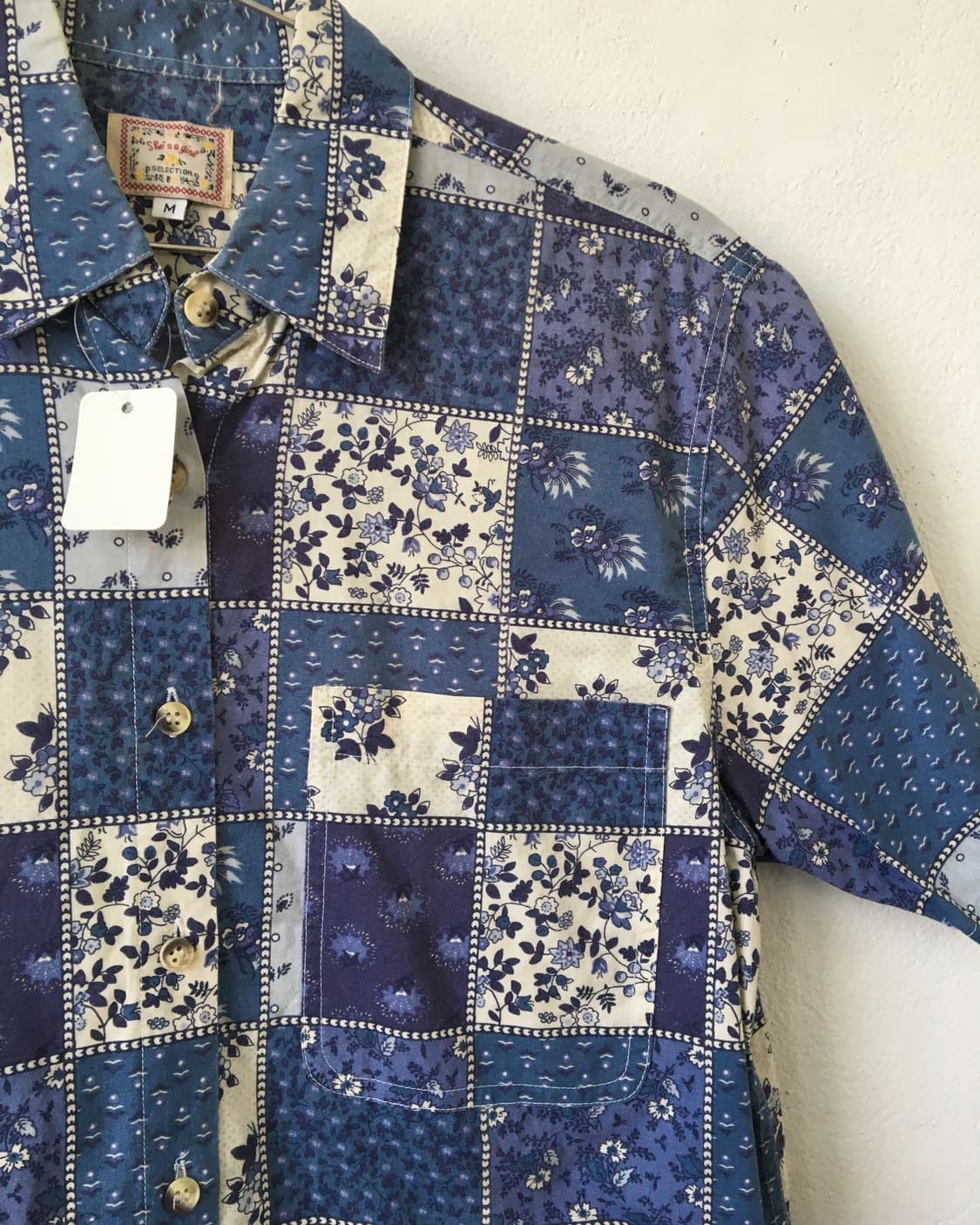 Patch work pattern shirt 상품이미지4