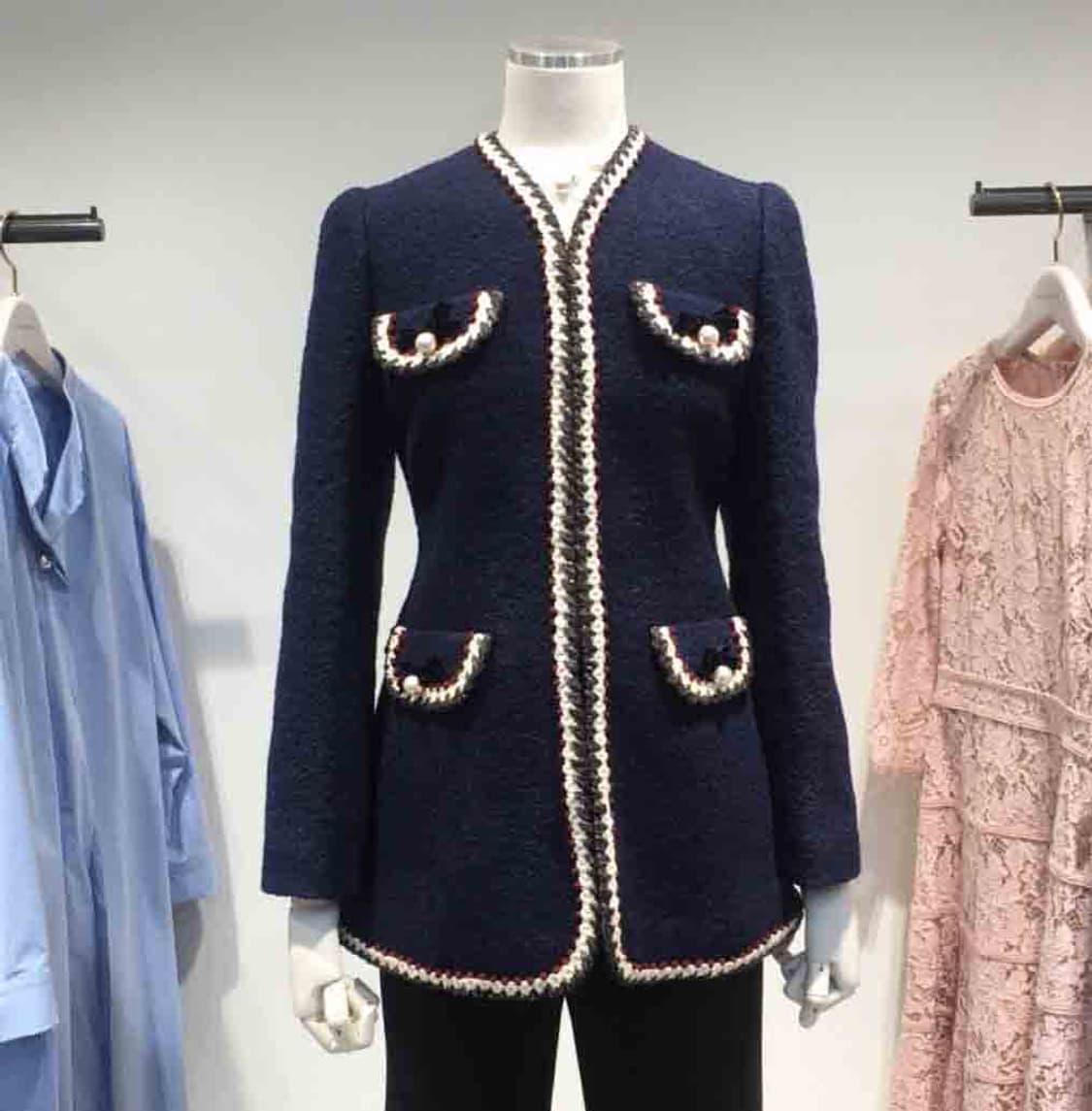 레니본(Reneevon) 브레이드 트위드자켓 55 새상품 상품이미지1