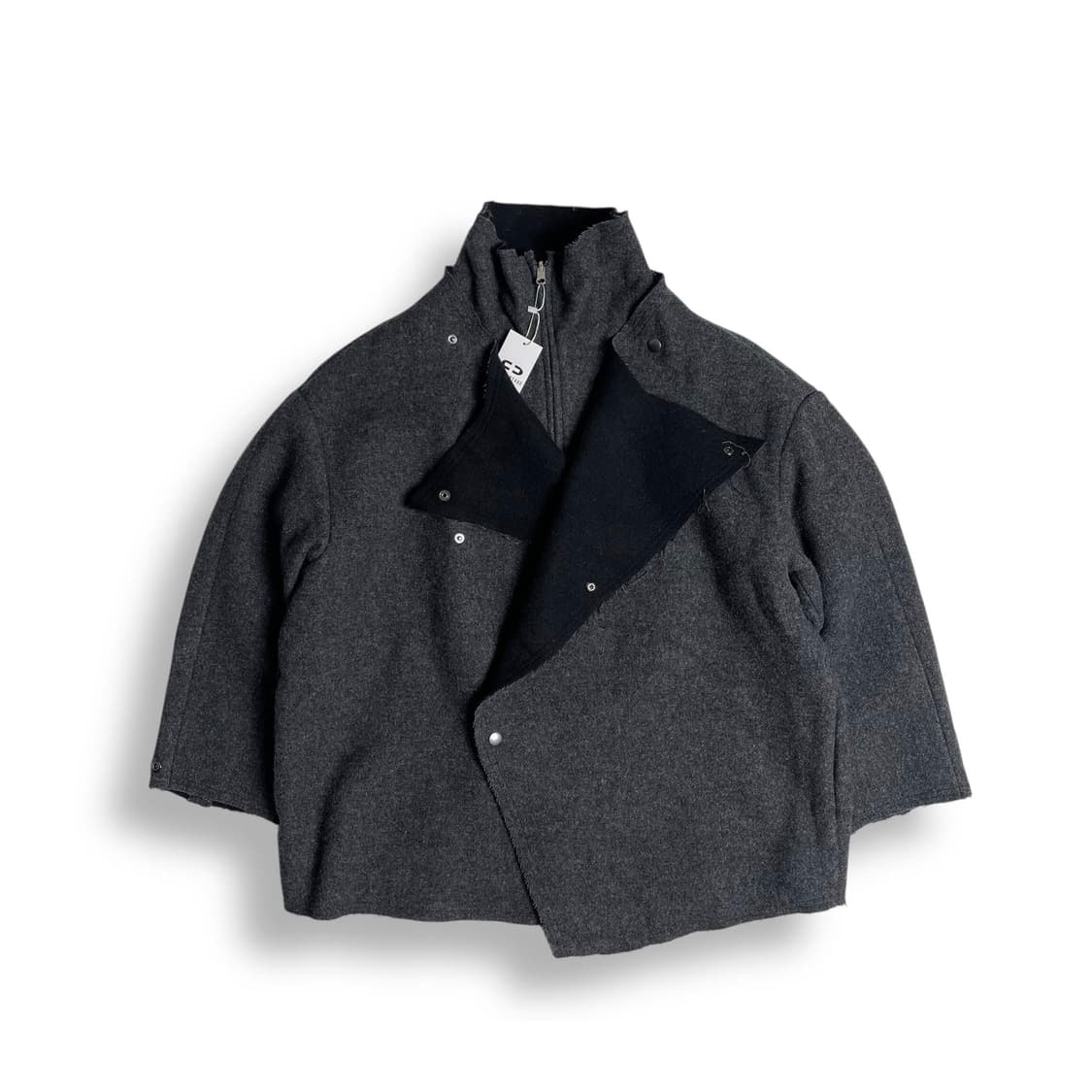 Zucca 3 곂 랩 스타일 울 블렌드 자켓 상품이미지1