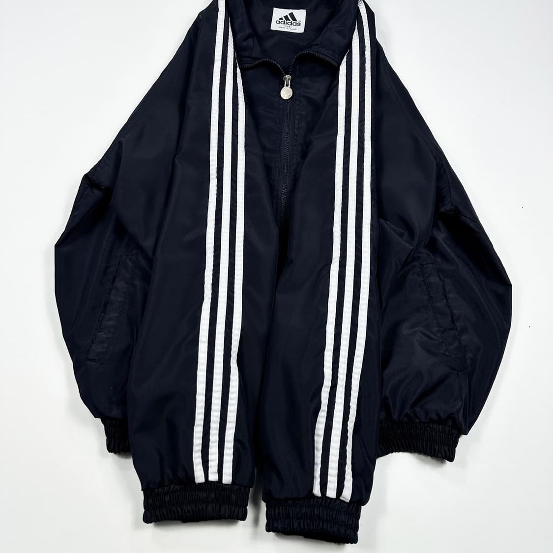 아디다스 레트로 박시 삼선 바람막이 자켓 (XL) 상품이미지4