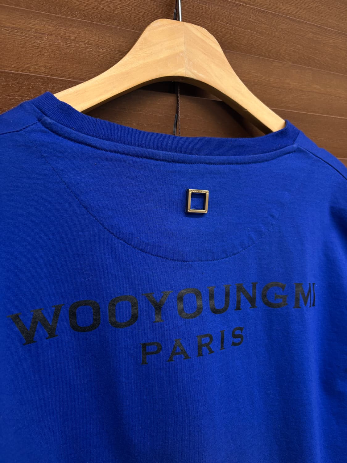 우영미 백로고 블루 롱슬리브 44  상품이미지5