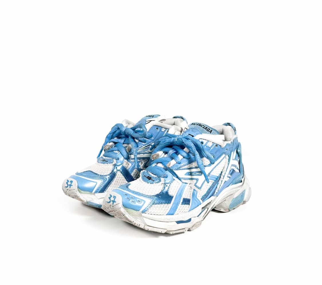 [37] Balenciaga 발렌시아가 뉴러너 러너 스니커즈 라이트블루 상품이미지1