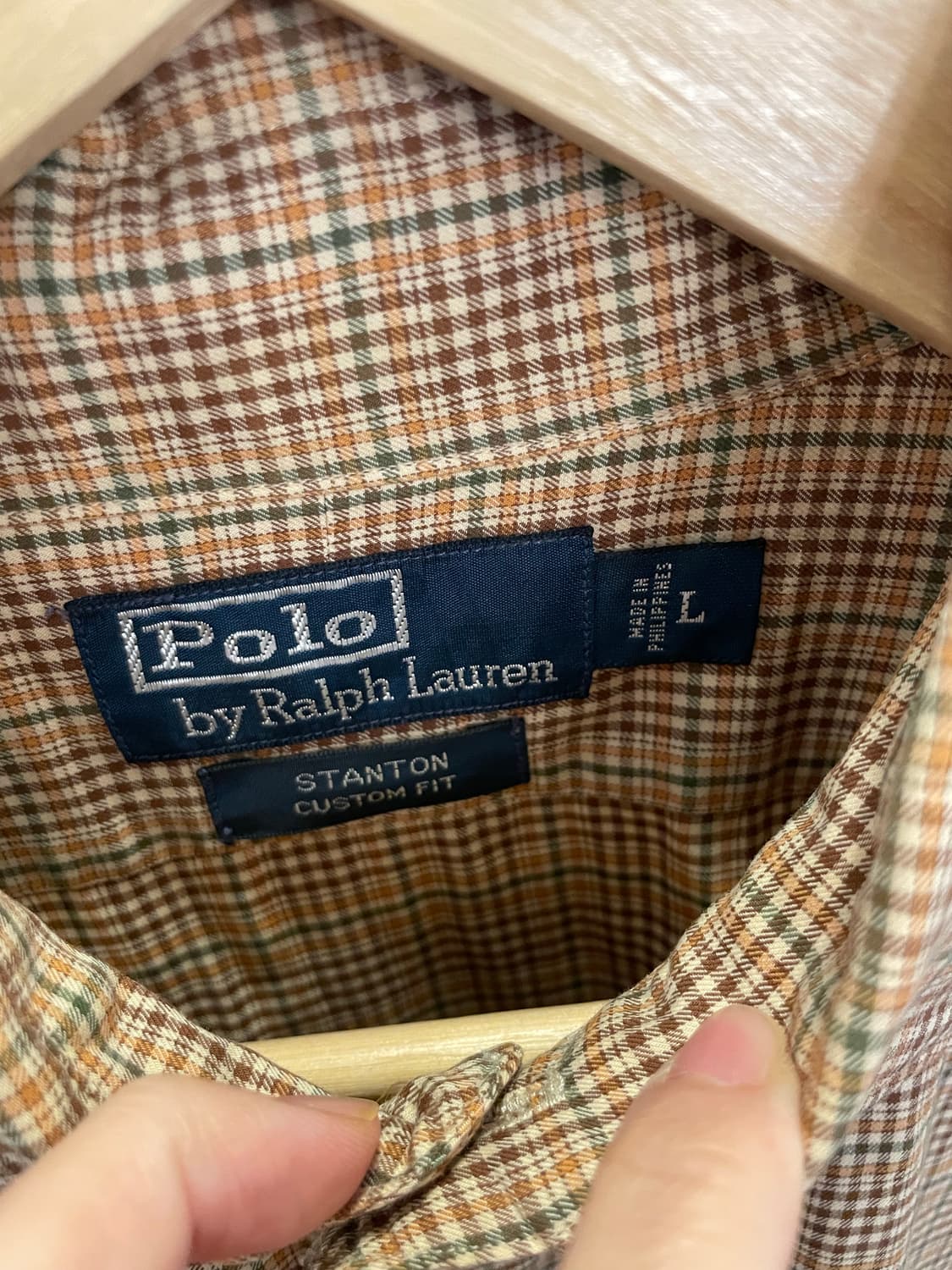 폴로 랄프로렌 체크 셔츠 상품이미지2
