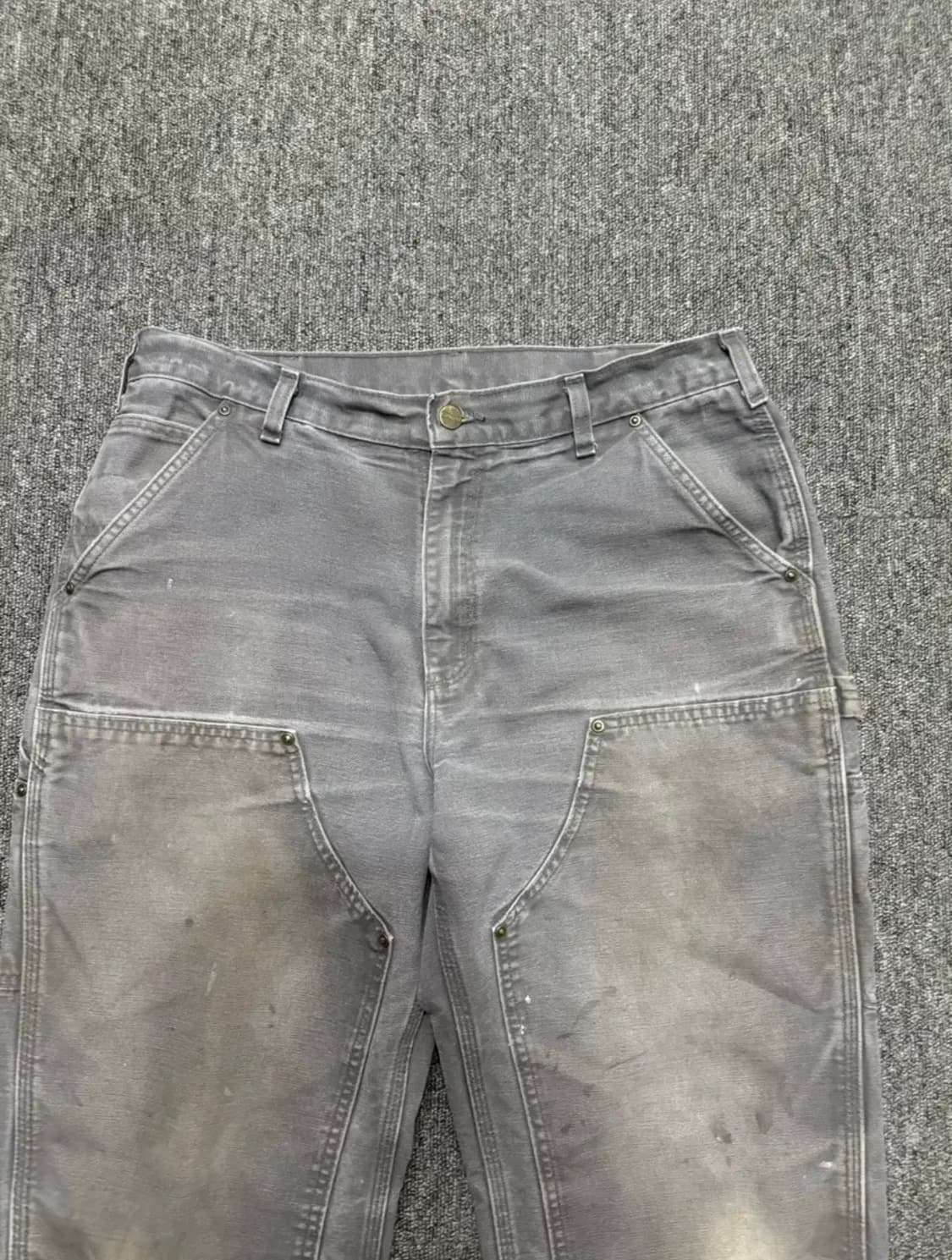 칼하트 빈티지 더블니 그레이 34 상품이미지3